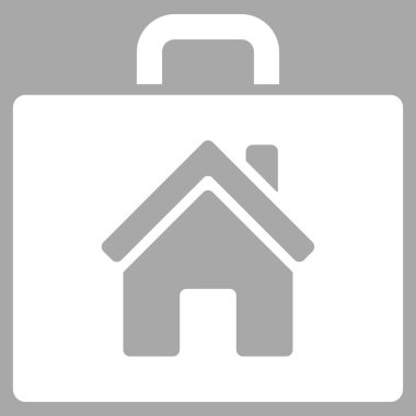 Realty büyük düz vektör simgesi