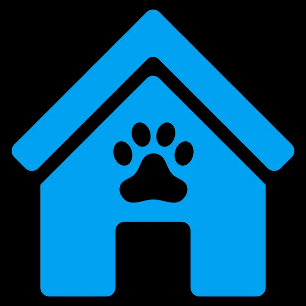 Doghouse Flat Vector Icono — Vector de stock