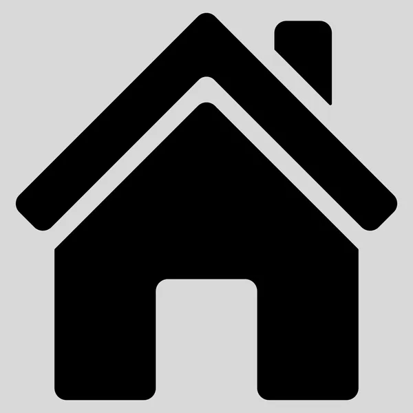 Wohnungsbau flache Vektor-Symbol — Stockvektor