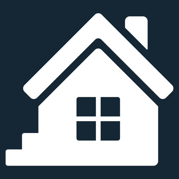 House Porch Flat Vector Icon — Stock Vector