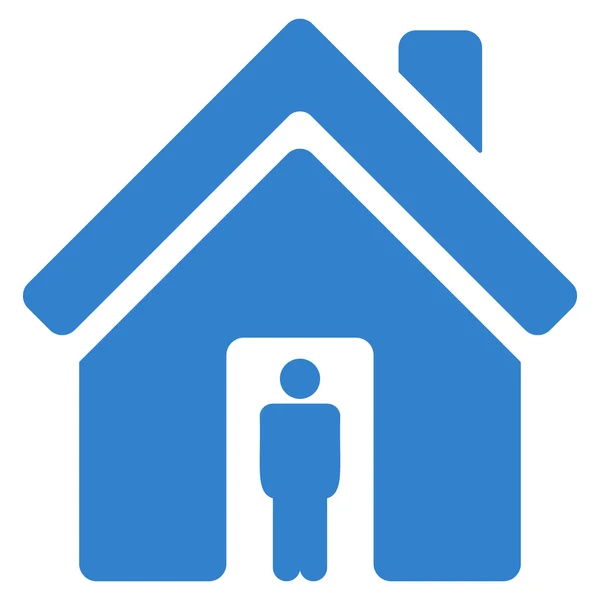 Hauseigentümer Wohnung Vektor Symbol — Stockvektor
