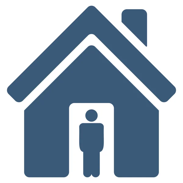 Propriétaire de la maison Flat Vector Icon — Image vectorielle