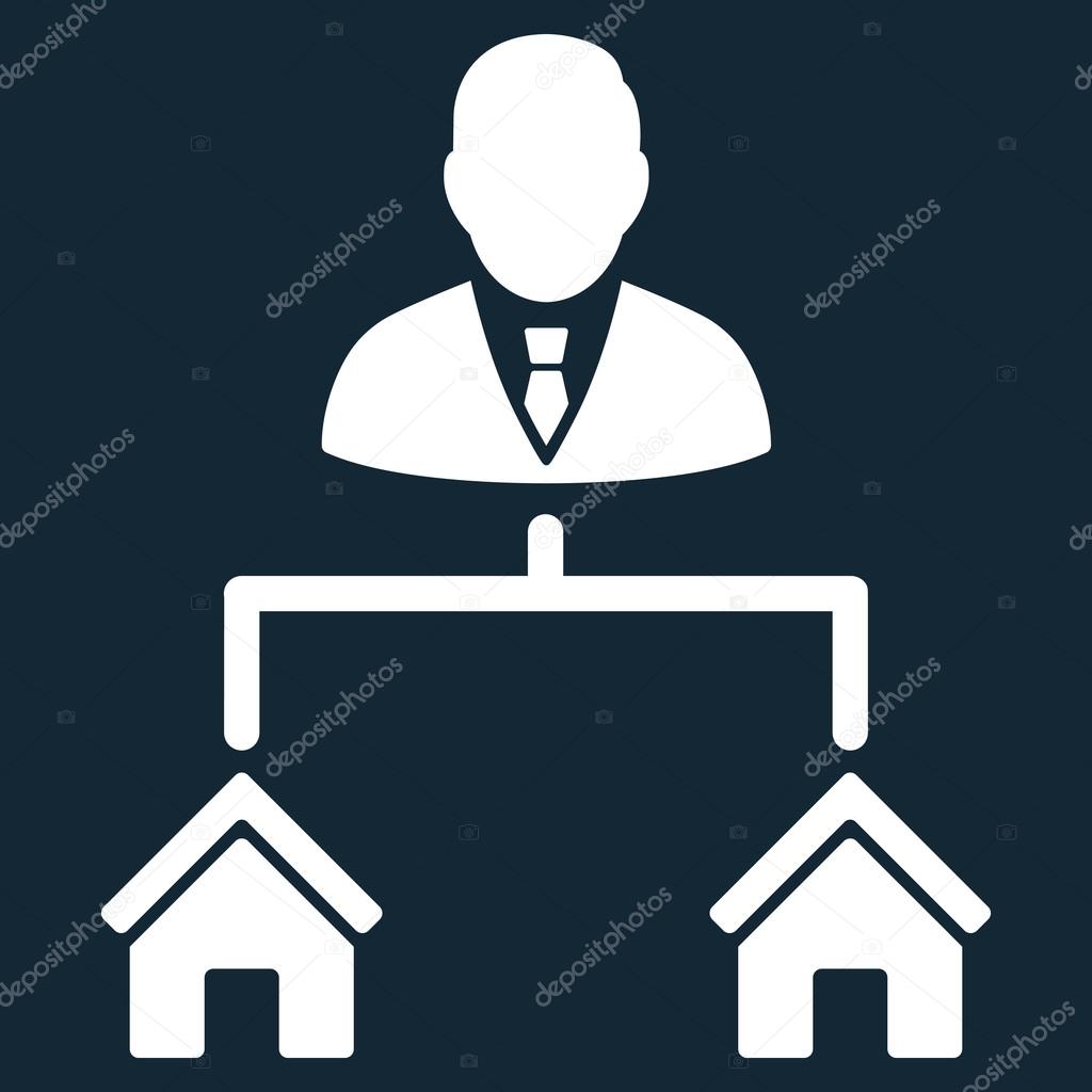 Realty Manager Flat Vector Icon