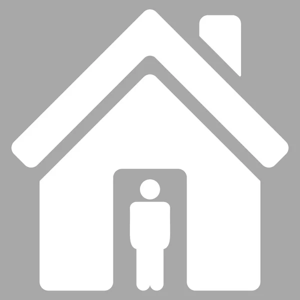 Propriétaire de la maison Flat Vector Icon — Image vectorielle