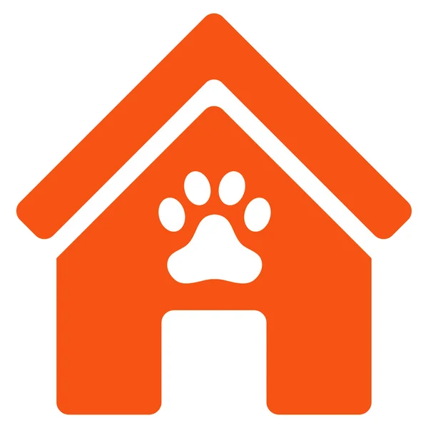 Doghouse płaskie wektor ikona — Wektor stockowy