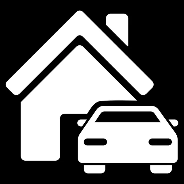 Immobilien flach Vektor Icon — Stockvektor