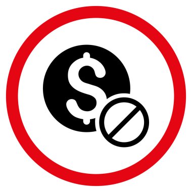 Ücretsiz şarj düz yuvarlak vektör simge olarak