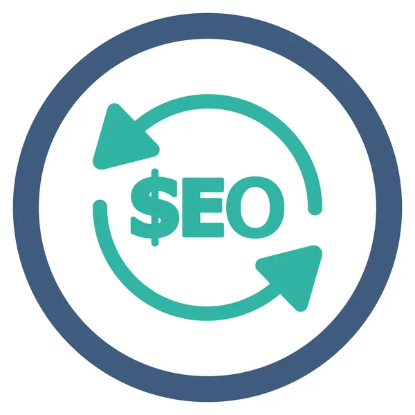 Векторная икона Seo Flat Road — стоковый вектор