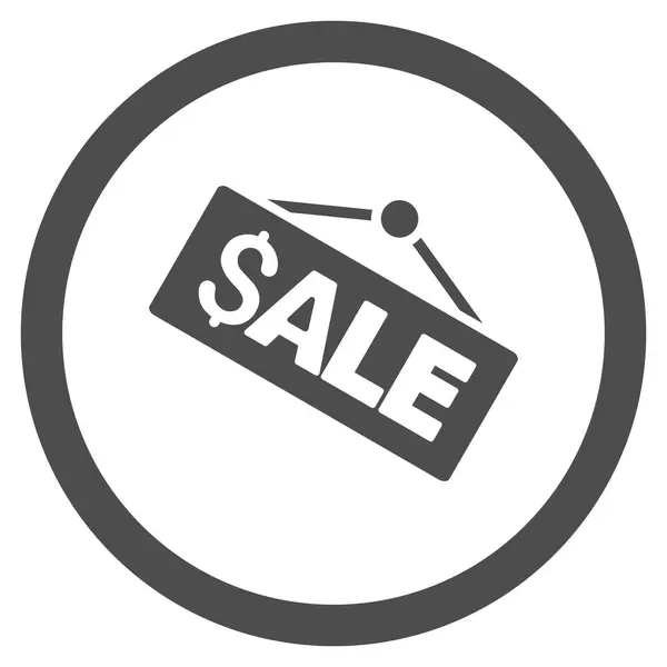 Prodej "tabulkou" zaoblené vektorové ikony — Stockový vektor