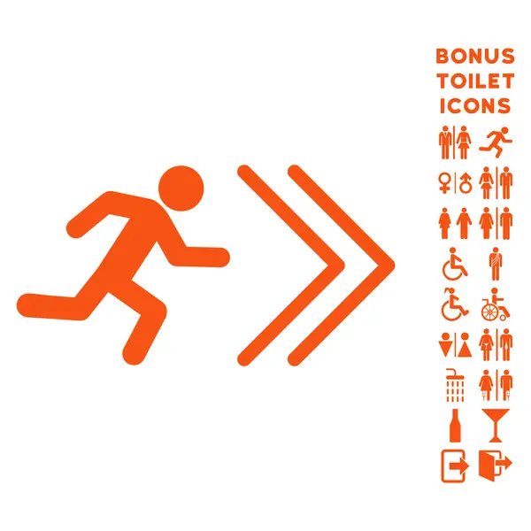 Ikona płaskie wektor kierunku wyjścia i Bonus — Wektor stockowy