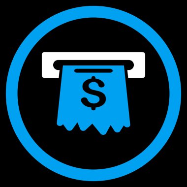 Para yuvarlak vektör simgesi