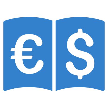 Uluslararası katalog düz vektör simgesi