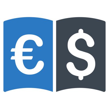 Uluslararası katalog düz vektör simgesi