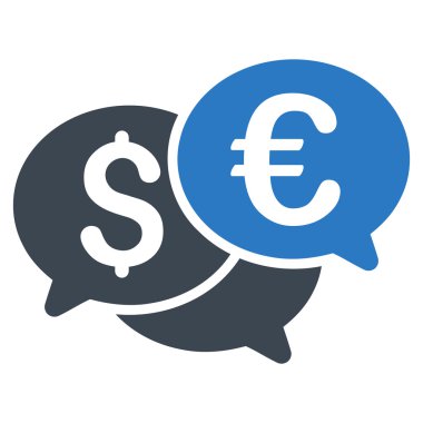 Döviz Alım tekliflerini düz vektör simgesi