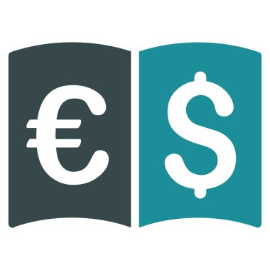 Uluslararası katalog düz vektör simgesi