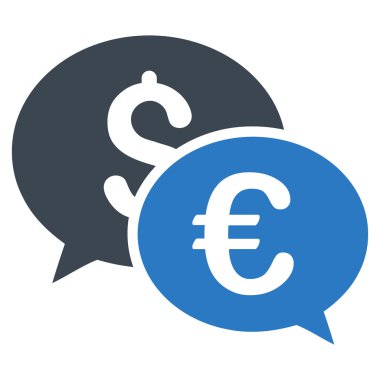 Döviz Alım işlemleri düz vektör simgesi