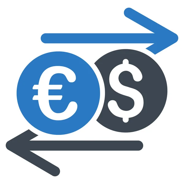 Valuta Exchange platte Vector Icon — Stockvector