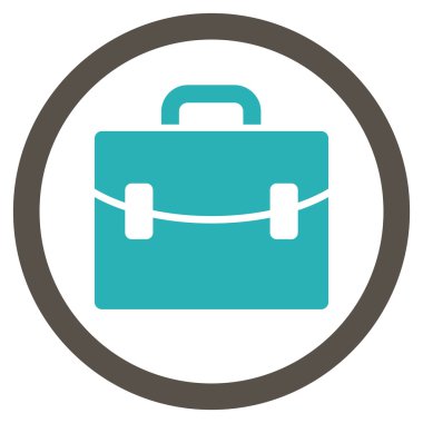 Büyük düz yuvarlak vektör simgesi