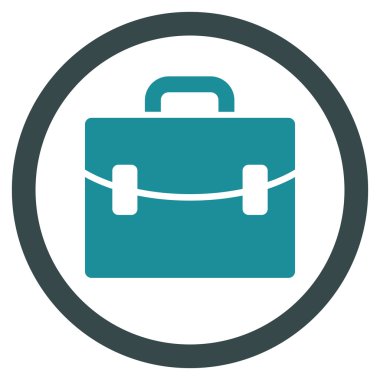 Büyük düz yuvarlak vektör simgesi