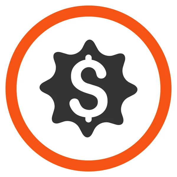 Pénzt díj sima lekerekített Vector Icon — Stock Vector
