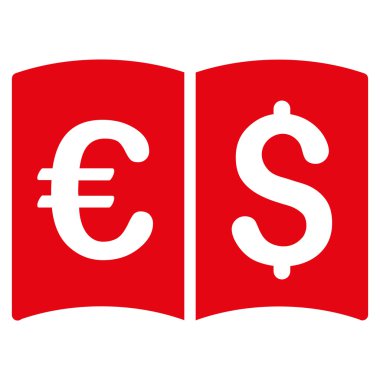 Uluslararası katalog düz vektör simgesi