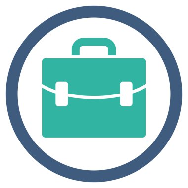 Büyük düz yuvarlak vektör simgesi