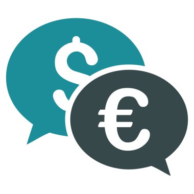 Döviz Alım işlemleri düz vektör simgesi