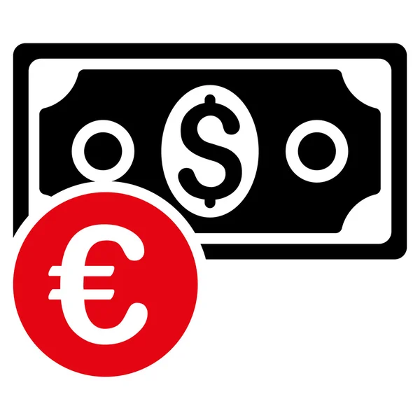 Moneda Efectivo Glifo plano Icono —  Fotos de Stock