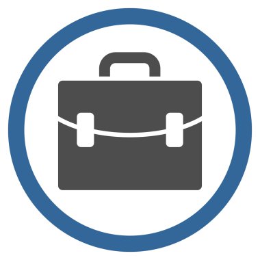 Büyük düz yuvarlak vektör simgesi