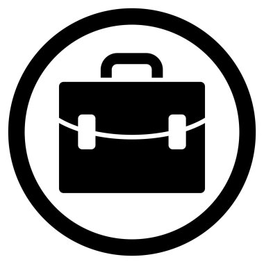 Büyük düz yuvarlak vektör simgesi