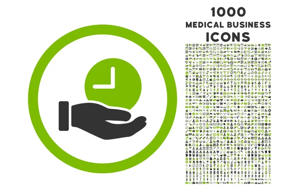 Иконка Time Service с 1000 иконок бонусов — стоковый вектор