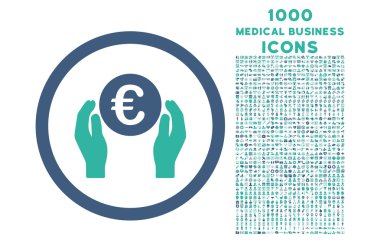 Euro Sigorta Eller Yuvarlak Simge ile 1000 Bonus Simgeler