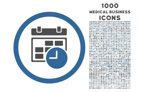 날짜 및 시간 반올림 아이콘 1000 보너스 아이콘 — 스톡 사진
