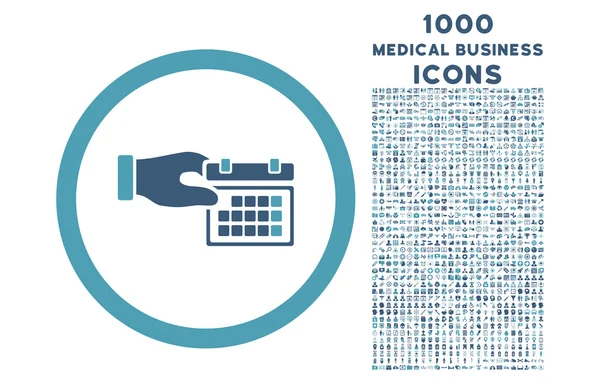 일정 속성 반올림 아이콘 1000 보너스 아이콘 — 스톡 사진