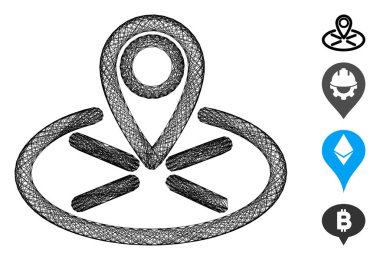 Ağ Konumu Vektör Ağı