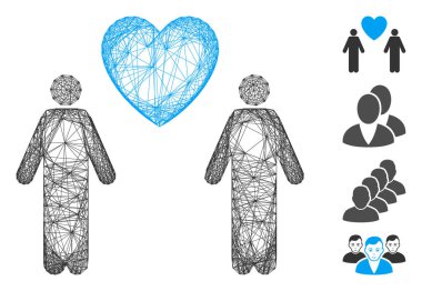 Net Gay Aşıkları Vektör Ağı