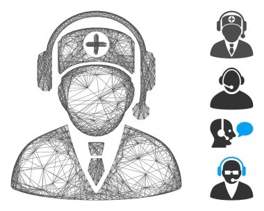 Ağ Hastanesi Operatörü Vektör Ağı