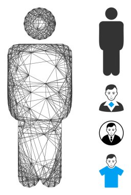 Ağ Adam Vektör Ağı