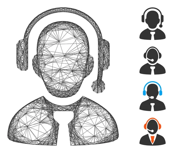 Çağrı Merkezi Şefi Vektör AğıName