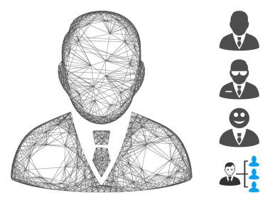 Ağ Patronu Vektör Ağı