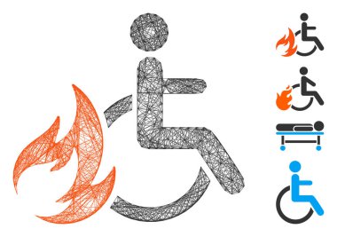 Yumurtadan çıkan Yanık Hasta Vektör Ağı