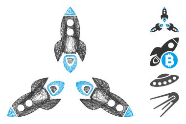 Doğrusal Roketler Dışarı Vektör Ağı