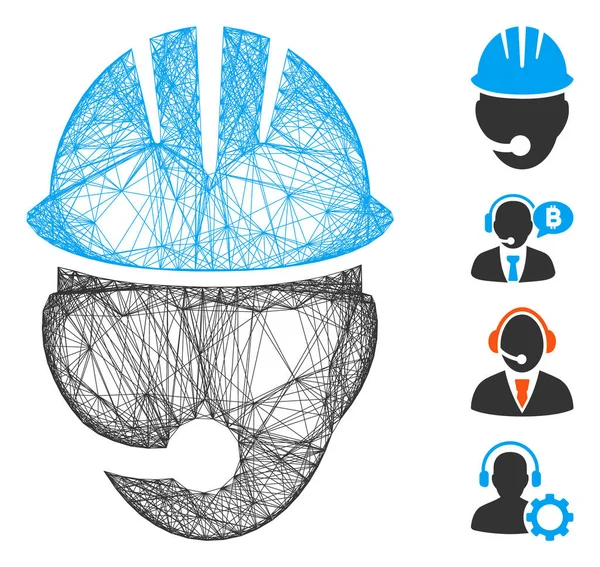 Ağ Endüstriyel Santral Vektör Ağı