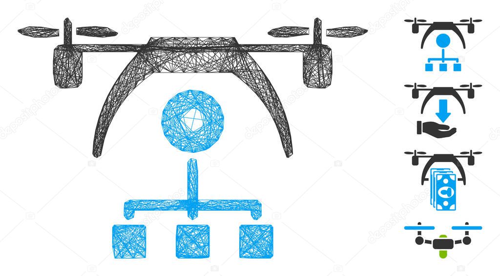 Linear Copter Distribution Scheme Vector Mesh