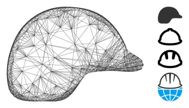 Doğrusal Motorsiklet Miğfer Vektör Ağı
