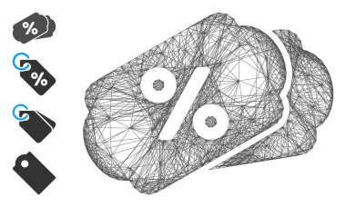 Yumurtadan Çıkan İndirim Etiketleri Vektör Ağı