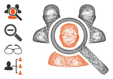 Ağ Araması Hasta Vektör Ağı