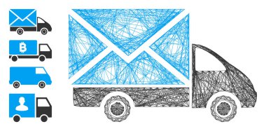 Doğrusal Posta Taşıma Otomobili Vektör Ağı