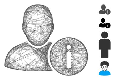 Ağ Kullanıcı Bilgileri Vektör Ağı