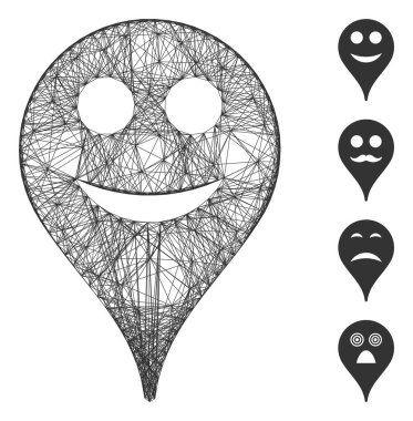 Net Gülümseyen Gülen Harita İşaretleyici AğıName